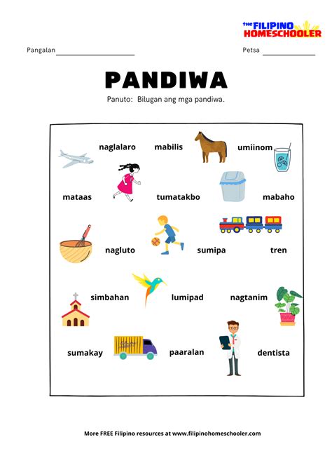 halimbawa ng pandiwa sa pangungusap.